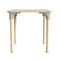 Flash Furniture 24 in W, 24 in L, 23 in H, Beechwood, Birch Plywood, Steel, Beech MK-ME088023-GG - alternate 2